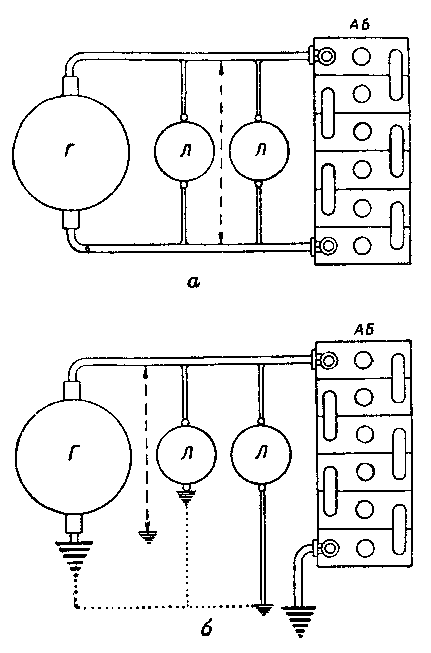 Схема электрического соединения приборов