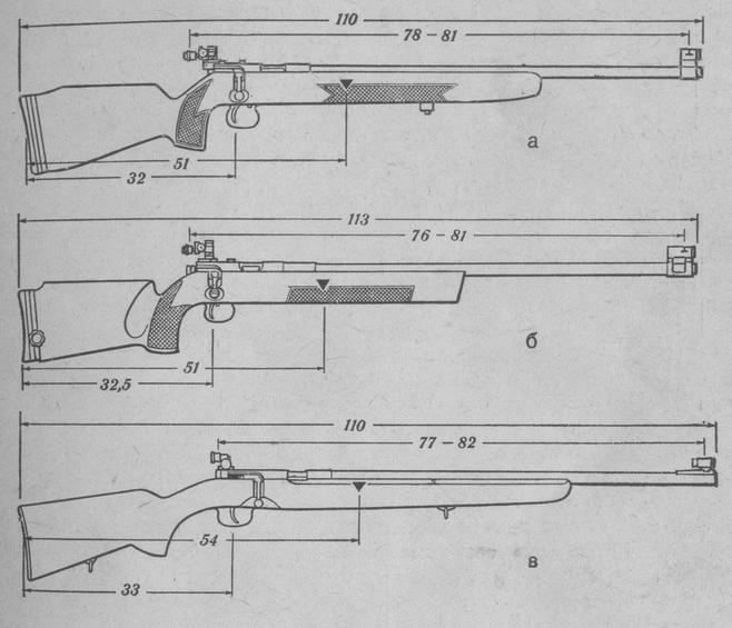 Спортивные винтовки, кал. 5,6 мм