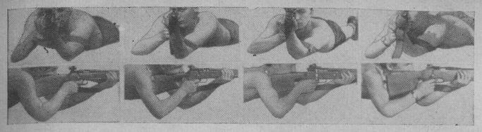Расположение рук при изготовке для стрельбы лежа